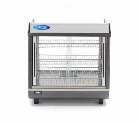 Vitrina calda cu 3 rafturi 68x66 cm, 96 litri [4]