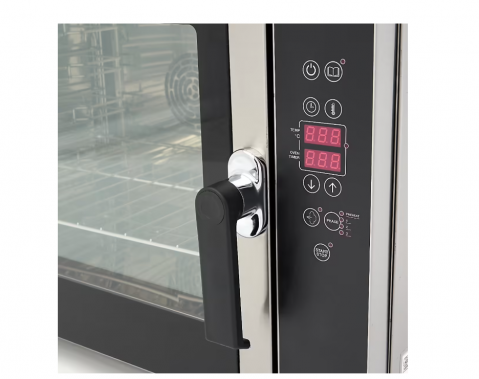 Cuptor electric digital cu aburi, potrivit pentru 4 tavi (60x40cm), 6500W [6]
