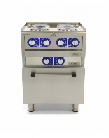 Aragaz profesional, cuptor electric 10000W, 60x60 cm [2]