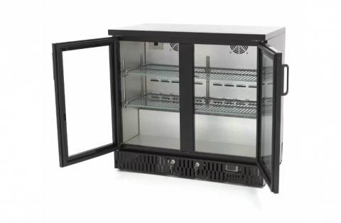 Vitrina frigorifica pentru bar cu 2 usi, 227 litri [5]