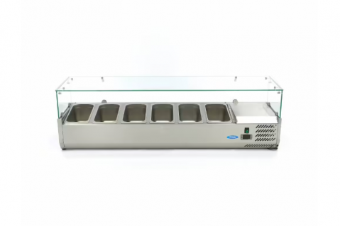 Vitrina frigorifica de sticla 6 x GN 1/3 150x44 cm [1]