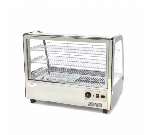 Vitrina calda cu 3 rafturi 86x67 cm, 160 litri [2]