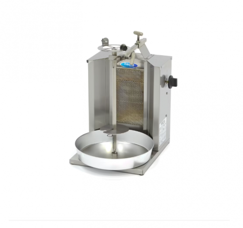 Aparate profesionale kebab/shaorma - Aparat de kebab/shaorma pe gaz cu 1 arzator, 10 kg de carne