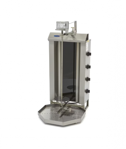 Aparate profesionale kebab/shaorma - Aparat kebab/shaorma electric cu 4 arzatoare, 50 kg de carne