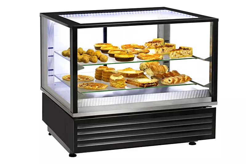 Vitrine calde - Vitrina calda cu 2 rafturi 80x72cm