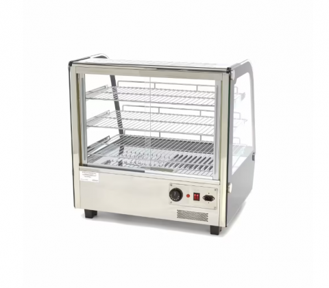 Vitrina calda cu 3 rafturi 68x67 cm, 120 litri [2]