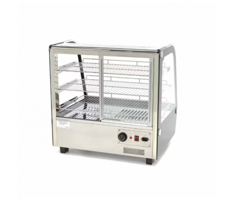 Vitrina calda cu 3 rafturi 68x67 cm, 120 litri [1]