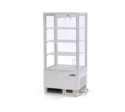 Vitrina frigorifica alba cu 3 rafturi, 78 litri [1]