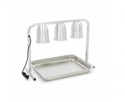 Suport cu 3 lampi infrarosu pentru incalzit 56x35 cm [2]
