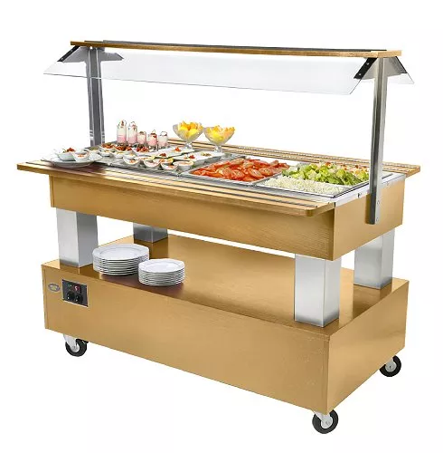 Bufete reci - Bufet rece 4/1 GN, 500W, 142x137 cm