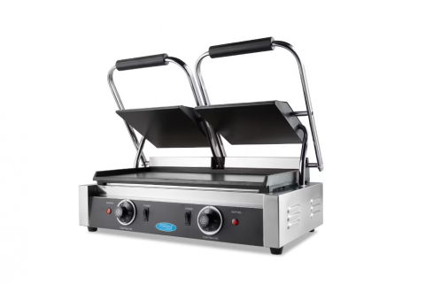 Gratare profesionale - Grill electric dublu neted 22 cm, 1800W