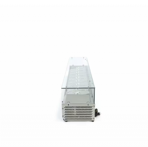 Vitrina frigorifica de sticla 9 x GN 1/3 200x44 cm [4]