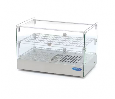 Vitrina calda cu 2 rafturi 55x38 cm, 50 litri [1]