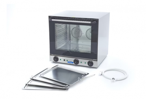 Cuptor cu convectie grill si abur 4 tavi,  temporizator incorporat 300°C [2]