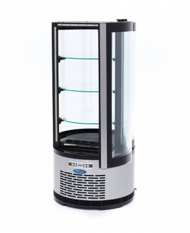 Vitrina frigorifica rotunda 103x48 cm, 100 litri [6]