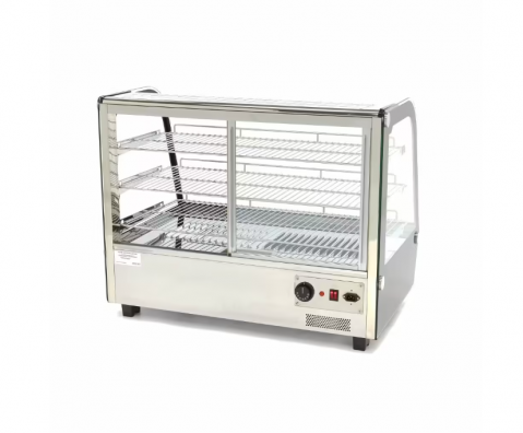 Vitrina calda cu 3 rafturi 86x67 cm, 160 litri [1]
