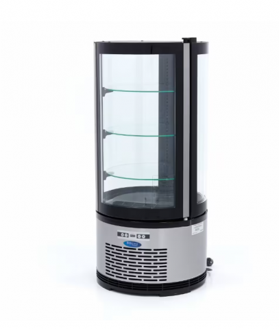 Vitrine frigorifice - Vitrina frigorifica rotunda 103x48 cm, 100 litri