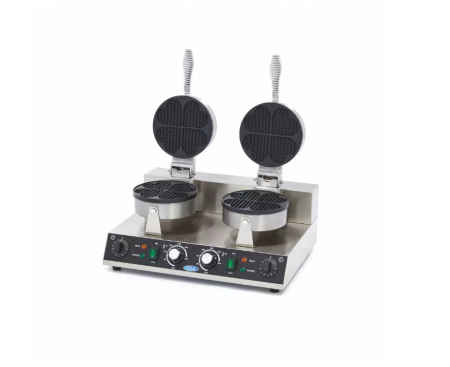 Aparat electric dublu de vafe inimi, 4 bucati [3]
