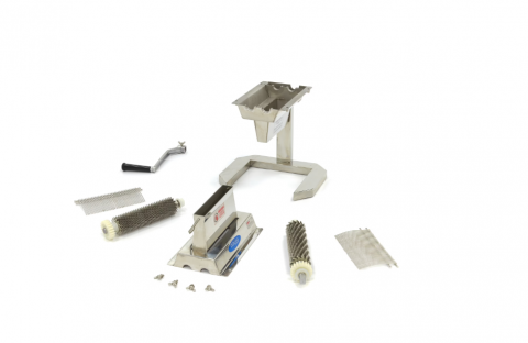 Aparat de fragezit carne manual cu 37 lame si 2 role, 17.5 x 2.5 cm [1]
