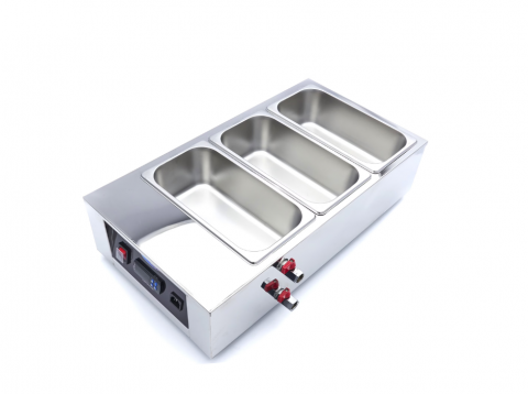Aparat de topit ciocolata, 3 x 1/3 GN 10 cm [5]
