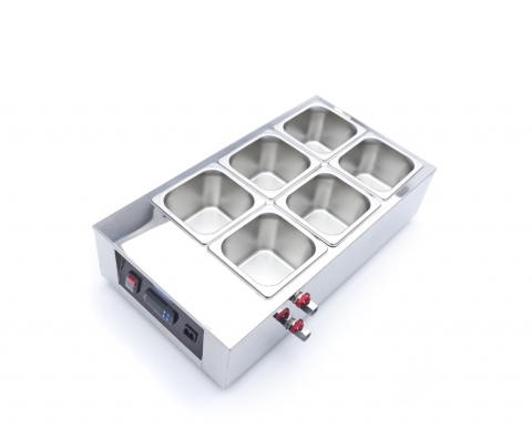 Aparat de topit ciocolata, 6 x 1/6 GN 10 cm [6]