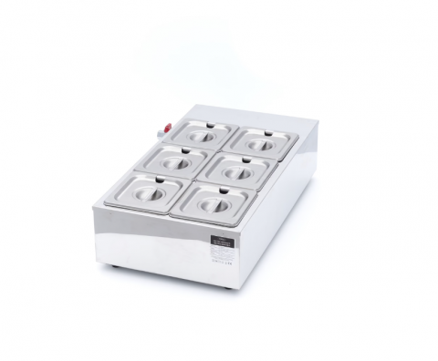 Aparat de topit ciocolata, 6 x 1/6 GN 10 cm [3]