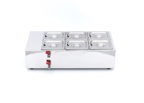 Aparat de topit ciocolata, 6 x 1/6 GN 10 cm [2]
