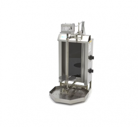 Aparate profesionale kebab/shaorma - Aparat de kebab/shaorma electric cu 2 arzatoare, 20 kg de carne