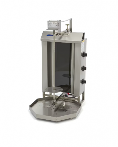 Aparate profesionale kebab/shaorma - Aparat de kebab/shaorma electric cu 3 arzatoare, 30 kg de carne