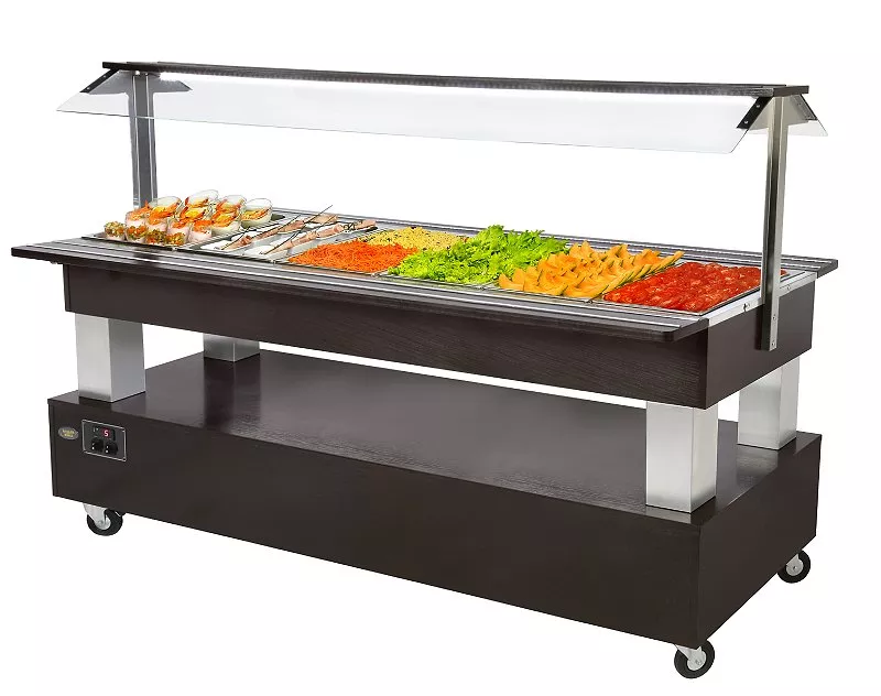 Bufete reci - Bufet rece 6/1 GN, 500W, 207x137 cm