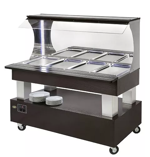 Bufete calde - Bufet rece si cald, 4/1 GN, 2.25kW, 150x140 cm
