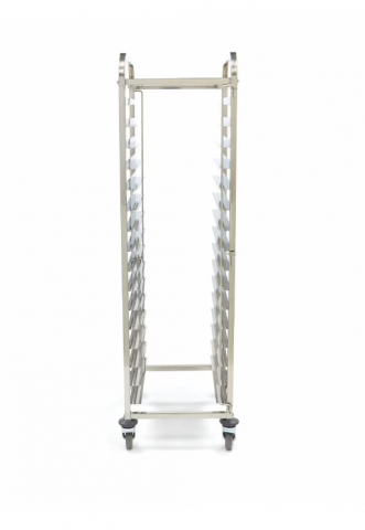 Carucior din inox pentru tavi, potrivit pentru 16 x GN 1/1 (60 x 40 cm) [2]