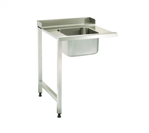 Chiuvete inox - Chiuveta din inox 120x75 cm, stanga cu raft de depozitare