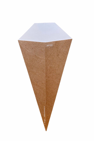Ambalaje alimentare - Cornete kraft pentru waffle, bubble waffle
