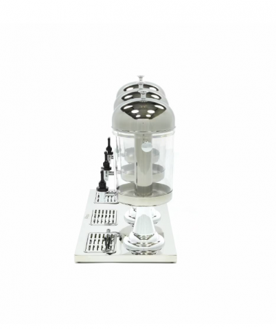 Dozator de bauturi din inox cu tub de racire, capacitate 3x8 litri [2]