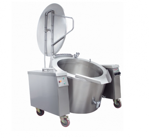 Fierbatoare pentru gatit - Fierbator profesional electric pentru gatit cu incalzire indirecta, capacitate 160 litri