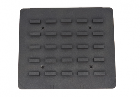 Forma de tarta dreptunghiulara 50x23/42x17 mm - 25 bucati [2]