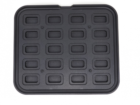 Forma de tarta dreptunghiulara 64x41/45x22 mm - 20 bucati [1]