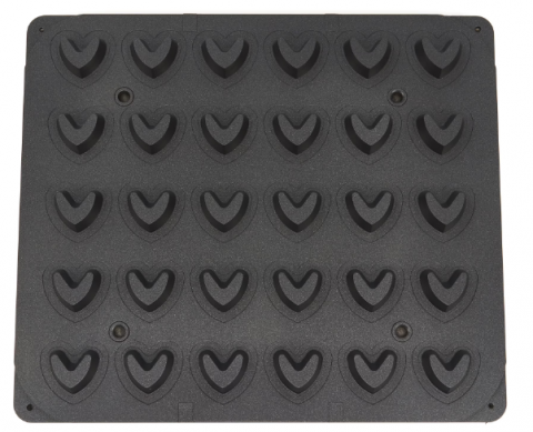 Forma de tarta model inima - 30 bucati [2]