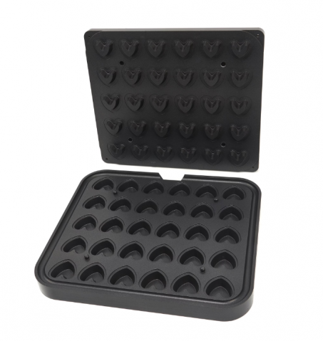 Forme de tarta - Forma de tarta model inima - 30 bucati