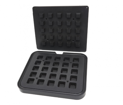 Forme de tarta - Forma de tarta patrata 39/29 mm - 25 bucati