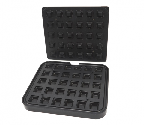 Forme de tarta - Forma de tarta patrata 41/23 mm - 30 bucati