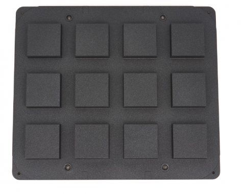 Forma de tarta patrata 72/62 mm - 12 bucati [2]