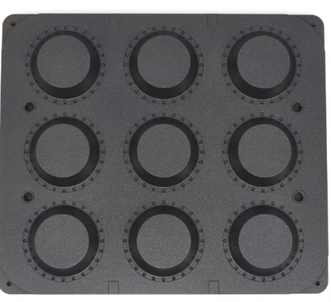 Forma de tarta rotunda 89/65 mm - 9 bucati [2]