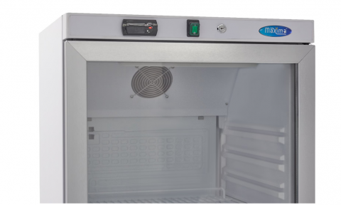 Frigider cu usa de sticla, alb, 400 litri, 372W [5]