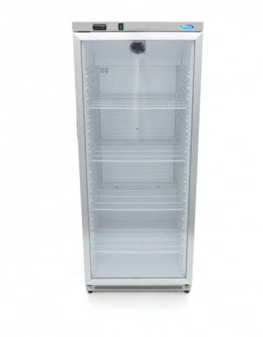 Frigider cu usa de sticla, inox, 600 litri, 462W [1]