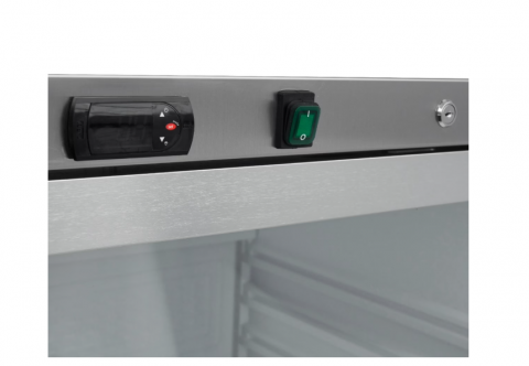 Frigider cu usa de sticla, inox, 600 litri, 462W [5]