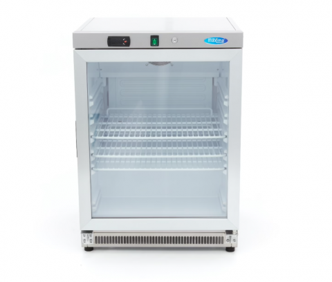 Frigider din inox cu usa din sticla, 200 litri [1]