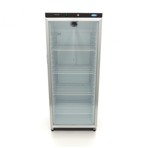 Frigider din usa de sticla, negru, 600 litri, 462W [1]