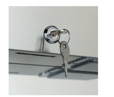 Frigider profesional din inox cu 3 rafturi reglabile, 700 litri [3]